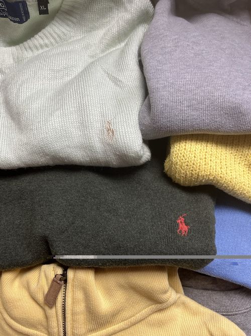16 Piece Ralph Lauren Knits, Quater-Zips, etc Reseller Bundle Wholesale Job Lot — image 2