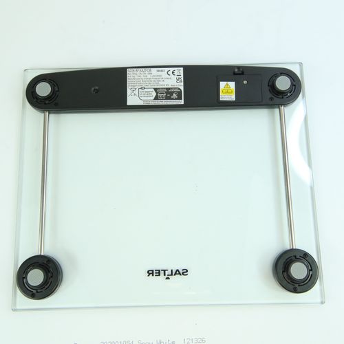 Salter Clear Glass Bathroom Scale Electronic Digital Bodyweight Scale 180kg/28st — image 5