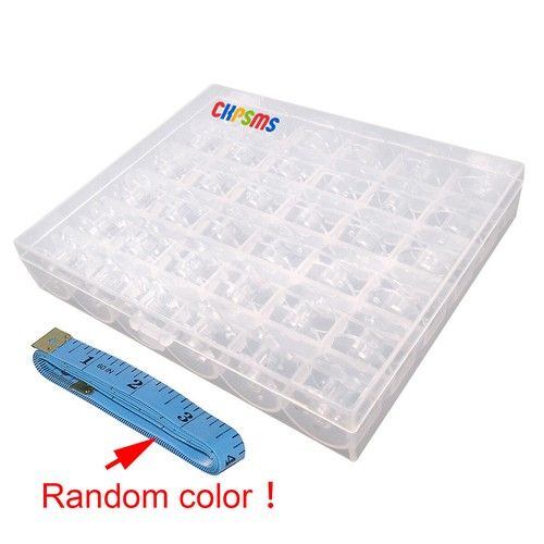 Sewing Machine Bobbins with Case fit for Brother Singer Janome Kenmore Babylock+