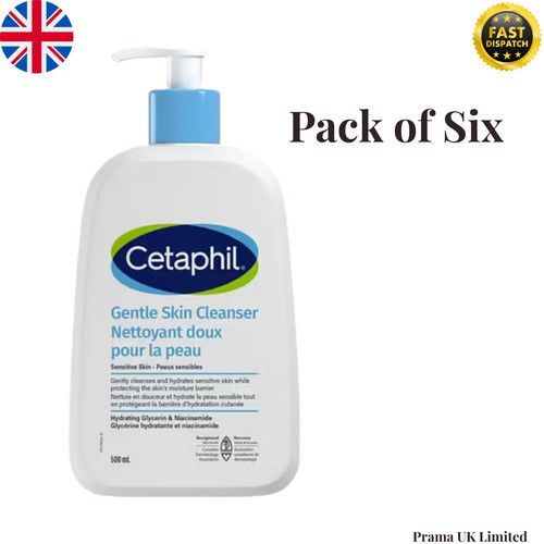 Cetaphil Gentle Skin Cleanser 500ml / Sensitive & Dry Skin Dermatologist Tested