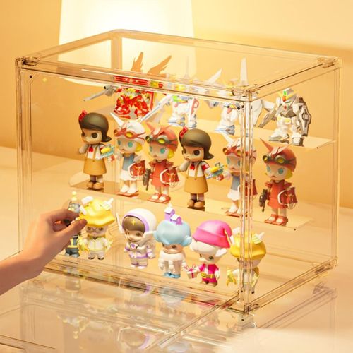 Acrylic Display Case Dustproof Showcase Clear Display Box for Figure Model Craft — image 9