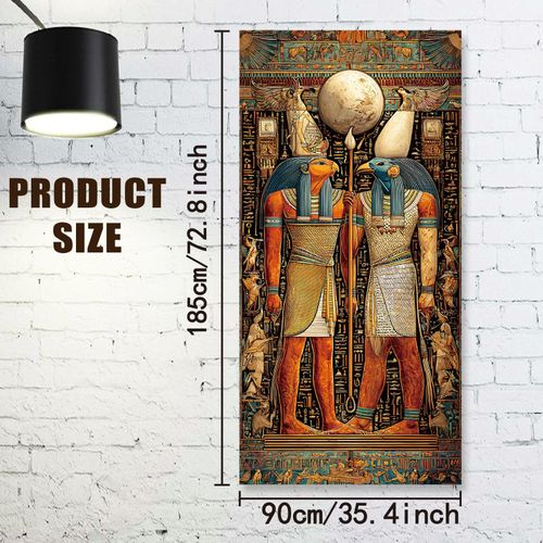 arricraft Polyester Door Cover Banner, Egyptian 90cm x 185cm, Mixed colour — image 2