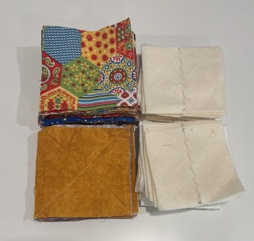 Quilting Squares Flannelette  6“ X 6“ Blocks Stuffing Sewing Quilt Crafts