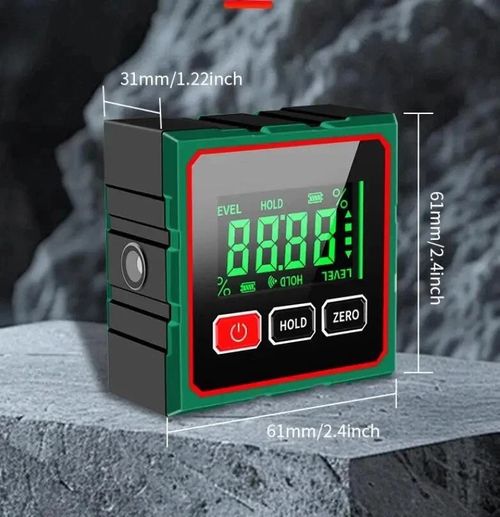 360° Magnetic Digital Angle Gauge Finder With Laser Inclinometer Level Meter UK — image 9