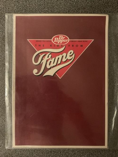 Vintage The Kids From Fame Magazine Bundle Lot x6 Tour Program Posters 1980s TV