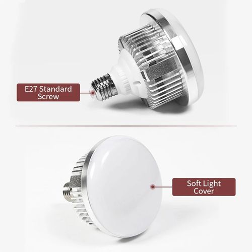 E27 LED Light Bulb Daylight Lighting Lamp for Photography Live Broadcast — image 4