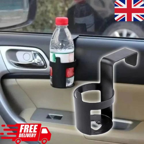 Universal Black Car Truck Door Cup Holder Mount Beverage Drink Bottle Holder.