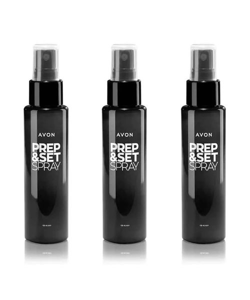 Avon Set and Prep Setting Spray 125ml  x 3 Helps Make up last longer - Pack Of 3 — image 1