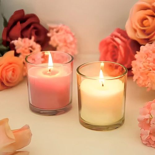 15 Pack 7oz Clear Candle Jars with Bamboo Lids – Thick Glass Empty Jars for Maki — image 8