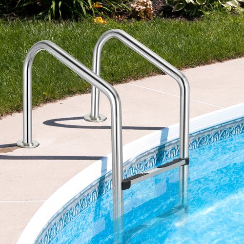 Step Swimming Pool Ladder Stainless Steel 25cm Step Height Inground Use — image 11