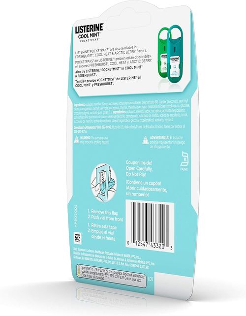 Listerine Pocket Paks Cool Mint 72 Strips — image 8