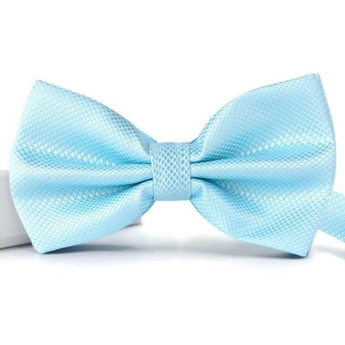 Smart Bow Tie Neck Mens Tie Satin Dickie Bow Fancy Dress Wedding Plain Pre-Tied