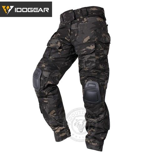 IDOGEAR G3 Combat Pants With Knee Pads Tactical Trousers Airsoft Army Paintball