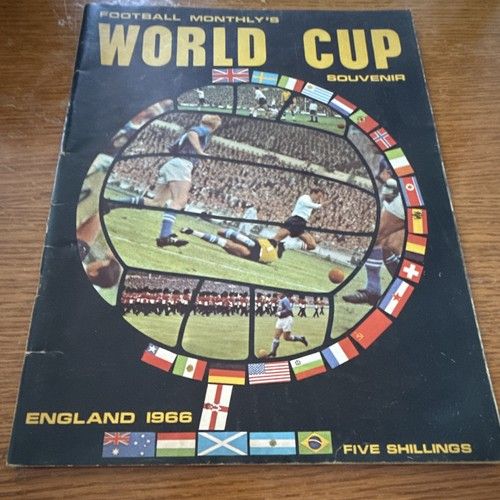 Football Monthly World Cup Souvenir Programme England 1966
