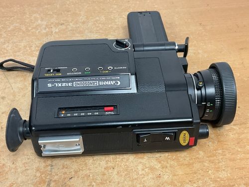 Canon Canosound 312XL-S Super 8 Movie Camera Black Zoom Lens Film Indicator — image 6