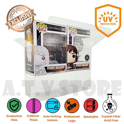 ATV Dual Protector / Case for 4" Funko Pop (holds two boxed funko pops) x 1 — image 2