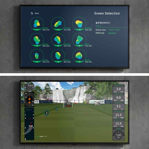 Exputt RG Golf Putting Simulator Practice Putt Trainer Aid Metrics Online Gaming — image 5