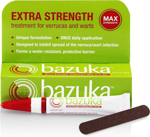 Bazuka Extra Max Strength Treatment Gel For Verrcuas & Warts 6g — image 1