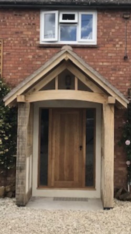 Solid Oak Front Door And Combination Frame, Made To Your Size £1995 — image 8