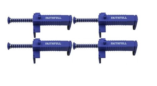 Faithfull Brick Block String Line Spring Loaded Clamp Runner 9-12cm FAILBRUN