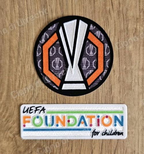 2024-2025 2026-2027 & 2026 Europa League Final Aston Villa Sleeve Patch Badge