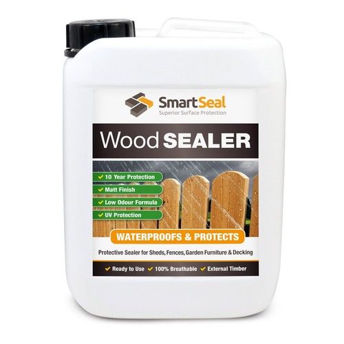 Wood Decking Preserver Sealer Sheds Fences Clear Matt Finish Protects 10+ Years