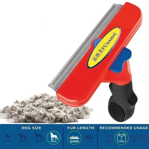 Large Dog Hair Removal Comb Pet Grooming Brush Cat Undercoat Deshedding Tool — image 13