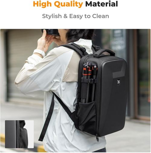 K&F CONCEPT 22L Camera Backpack Hard Shell Professional Photography Camera Bag — image 6
