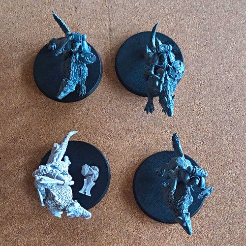Warhammer 40K Space Wolves Thunderwolf Cavalry + Wolf Lord On Thunderwolf