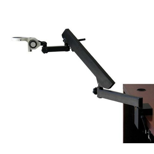 AmScope Articulating Stand with Clamp and Focusing Rack for Stereo Microscopes — image 2