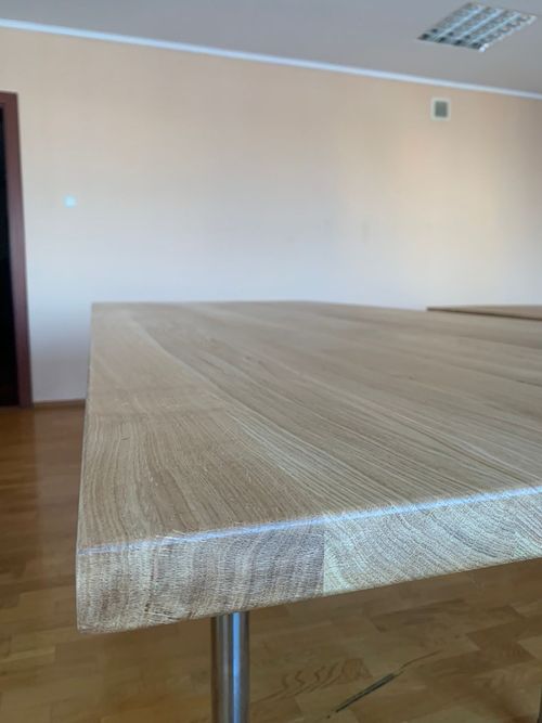 Solid Oak Live Edge Slab 1500x800x40 Rustic Timber Board UK — image 7