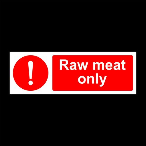 Kitchen Health & Safety Sign Catering Food Hygiene Warning Sticker 200mm — image 17