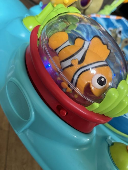 Bright Starts Disney Baby Finding Nemo Activity Jumper Centre Blue Green White — image 4
