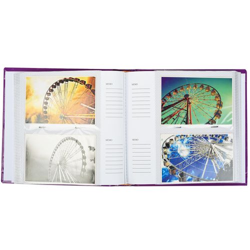 2 X Large Memo Slip In Photo Album for Hold 200 '6 x 4' Photos- Choose Design — image 3