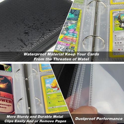 900 Cards Trading Card Album Card Binder Card Folder Card Game Collection Binder — image 7
