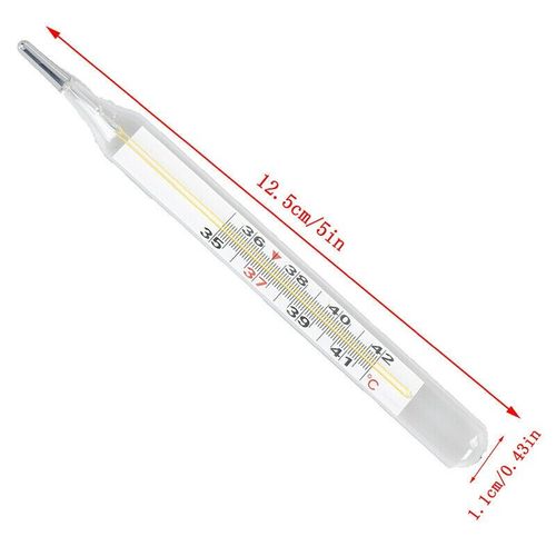 New Adult Kids Glass Thermometer Scale Traditional Clinical Accuracy On SALE — image 4
