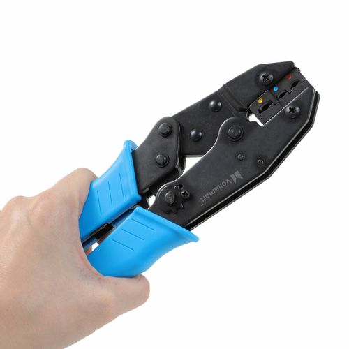 9" Ratchet Crimper Plier Cable Wire Electrical Crimp Tool Terminals Crimping Kit — image 12