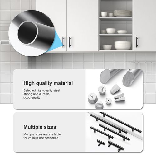 T Bar Handles Kitchen Cabinet Cupboard Drawer Wardrobe Door Handle Cottage Pull — image 5