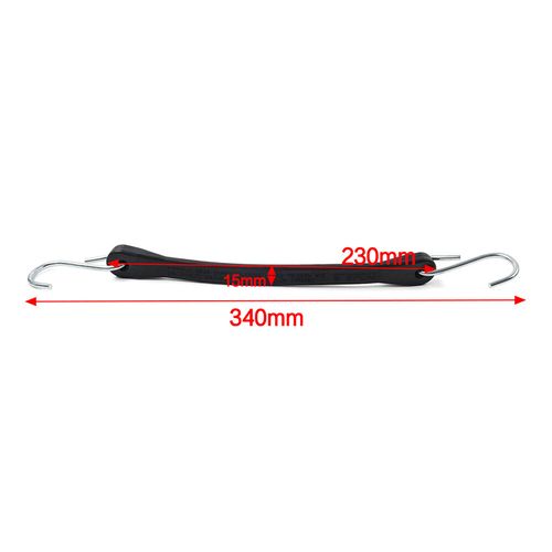 9" Heavy Duty Rubber Tarp Straps Tie Down Bungee Cords With Hooks  20pcs — image 13