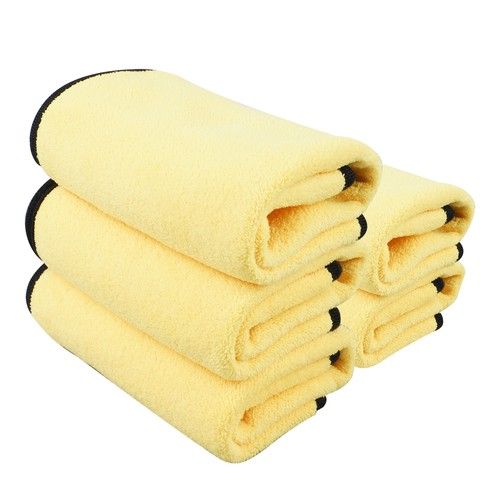 5PCS Microfiber Cleaning Cloth Towel Rag Car Polishing No Scratch Auto Detailing