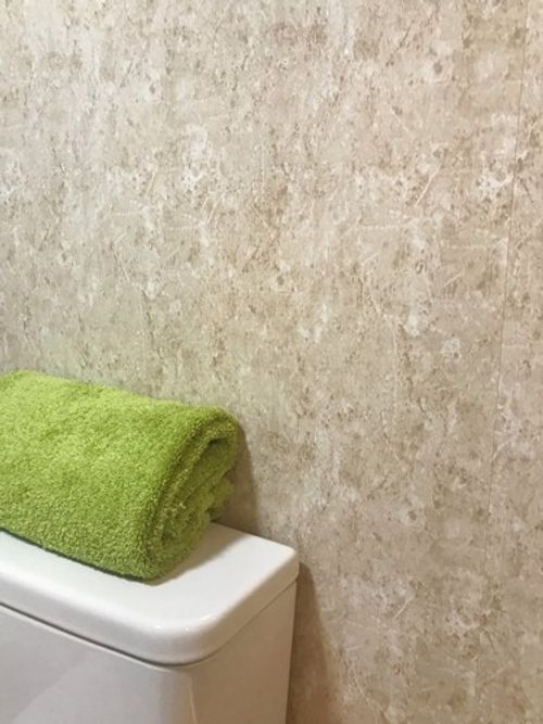 10 Granite Beige Marble PVC Bathroom Cladding Plastic Ceiling Shower Wall Panels