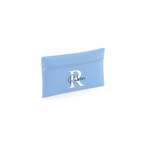 Personalised Kids Pencil Case with Name and Initial - Back to School Zip Bag — image 7