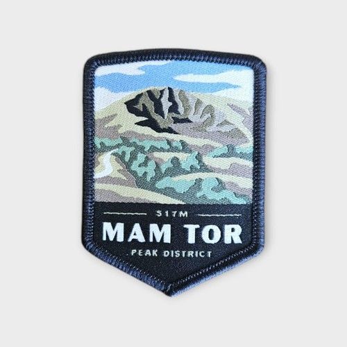 Mam Tor Patch | Collectable Hiking Patch | Gifts for Hikers