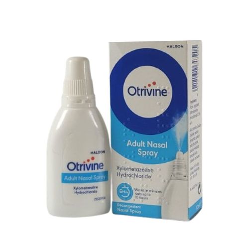 Otrivine Adult Metered Dose Nasal Spray - 10ml - Relieves A Blocked Nose - — image 1