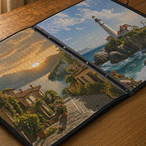 Jigsaw Puzzle Storage Folder for 2400 Pieces | Hardcover Dustproof Organizer wit — image 2