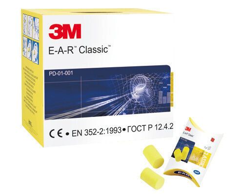 3M EAR Classic Foam Ear Plugs, Sleep Aid, SNR 31dB Factory Sealed 100% Hygienic — image 4