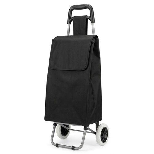59L Shopping Trolley Large Lightweight Folding Waterproof Bag 2 Wheels Roll Cart