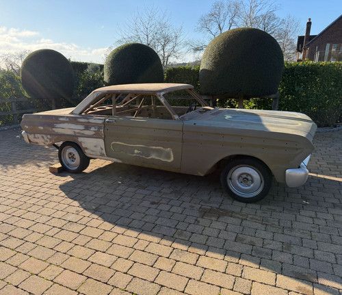 1964 FORD FALCON SPRINT RACE CAR ROLLING SHELL FACTORY V8, FIA ROLL CAGE PROJECT