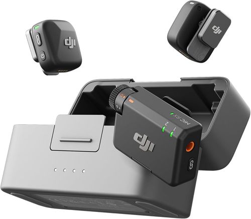 DJI Mic Mini (2 TX + 1 RX + Charging Case) Wireless Lavalier Microphone Vlog New — image 1