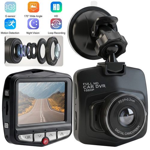 Mini HD Dash Cam Car DVR Camera Video Recorder Motion Detection Sensor